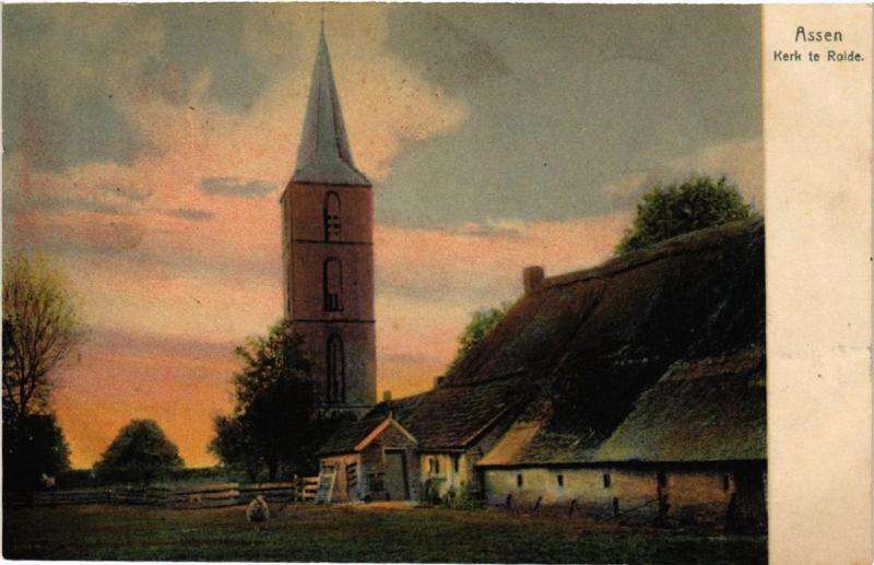 CPA AK ASSEN Kerk te Rolde NETHERLANDS (604609)