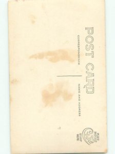 Old rppc BUILDING SCENE Architecture Postcard AB0994