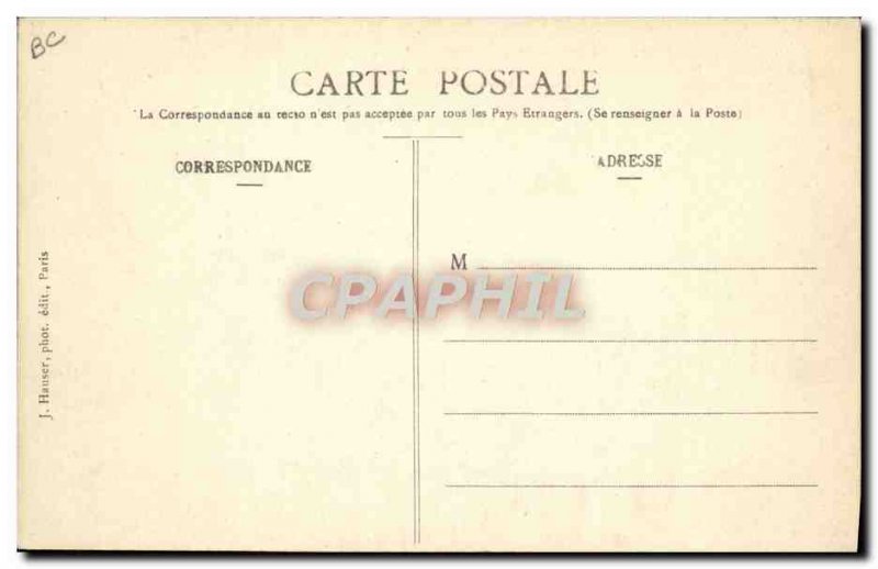 Old Postcard German Airship Parseval taken departing Zeppelin
