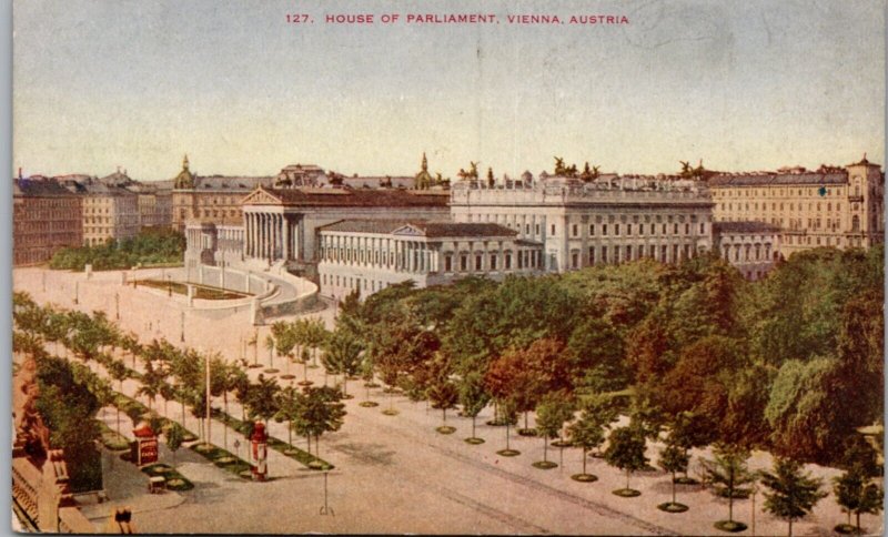 Postcard Austria Vienna  - House of Parliament