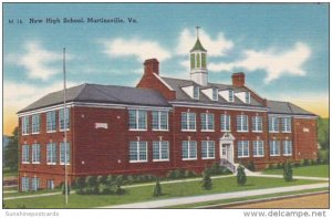 New High School Martinsville Virginia