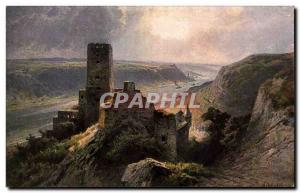 Postcard Old Burg Gutenfels