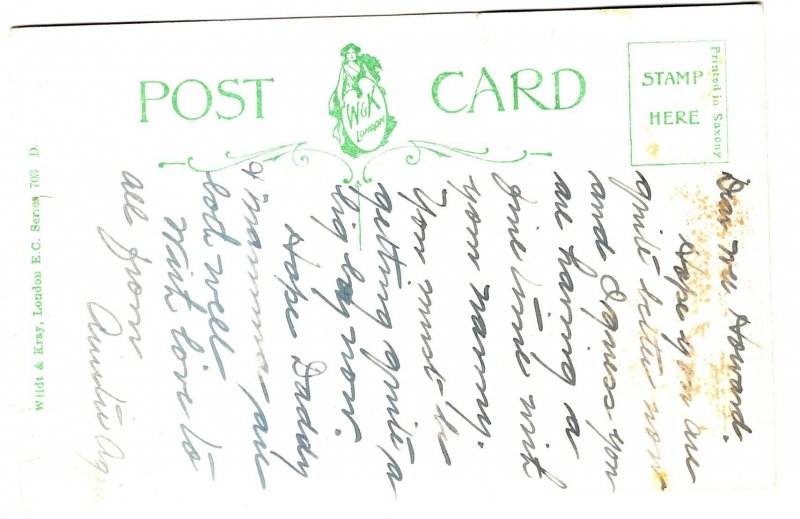 Kitten, Signed A Lampe, Printed in Switzerland, Cat