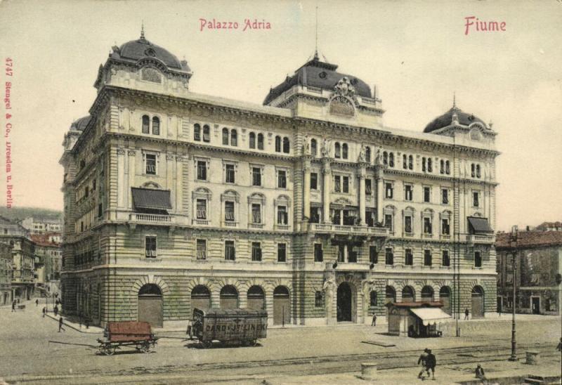 croatia, FIUME RIJEKA, Palazzo Adria Palace (1899) Stengel & Co., 4747