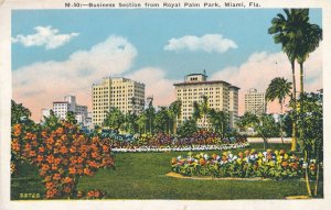 Miami FL, Florida - Business Section from Royal Palm Park - WB