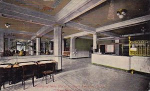 Lobby Of New Hotel Kimball Looking West Davenport Iowa 1912