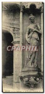 Old Postcard Blois Chateau Staircase Francois 1er Peace