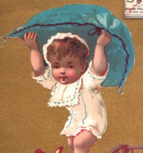 1880s French Language Anglo-Suisse Milk Concentrate Cute Babies Lot Of 4 P83