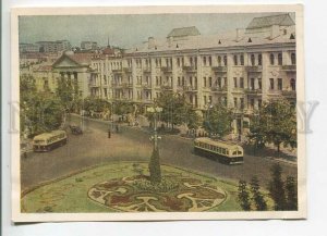 480524 1953 Ukraine Kyiv Kiev Leo Tolstoy Square Ignatovich ed. 35000 IZOGIZ