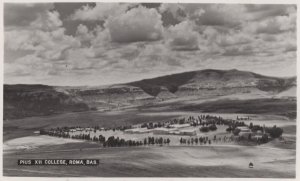 Pius College Roma Italy Old Real Photo Postcard