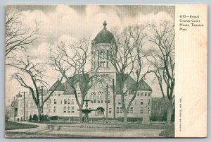 1912  Taunton   Massachusetts  Bristol County Courthouse Postcard