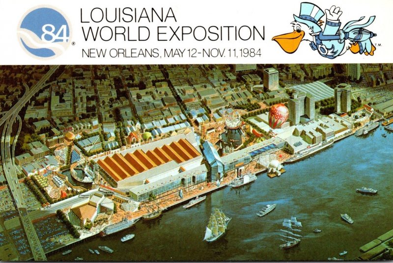 Louisiana World Exposition 84 Birds Eye View