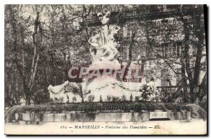 Postcard Old Marseille Fountain Danaides