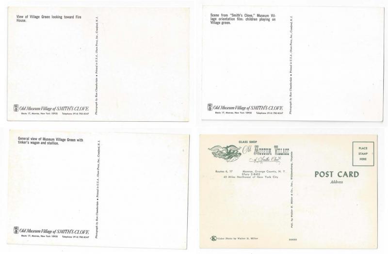 Monroe NY Postcard Smith's Clove Children Wagons 4 Cards 