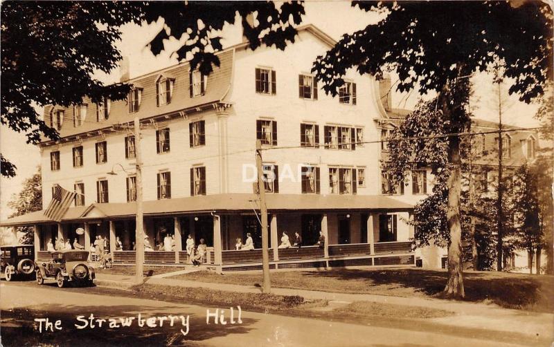 B8/ Bethlehem New Hampshire NH Real Photo RPPC Postcard c1920s Strawberry Hill