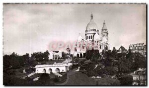 Old Postcard Paris Basilique du Sacre Coeur Montmartre