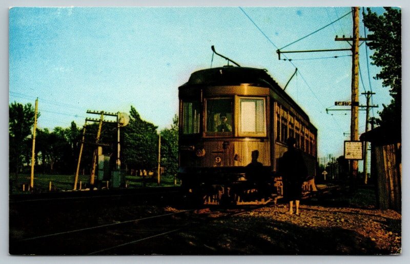 Vintage Railroad Train Locomotive Postcard - Montreal & Southern Railway