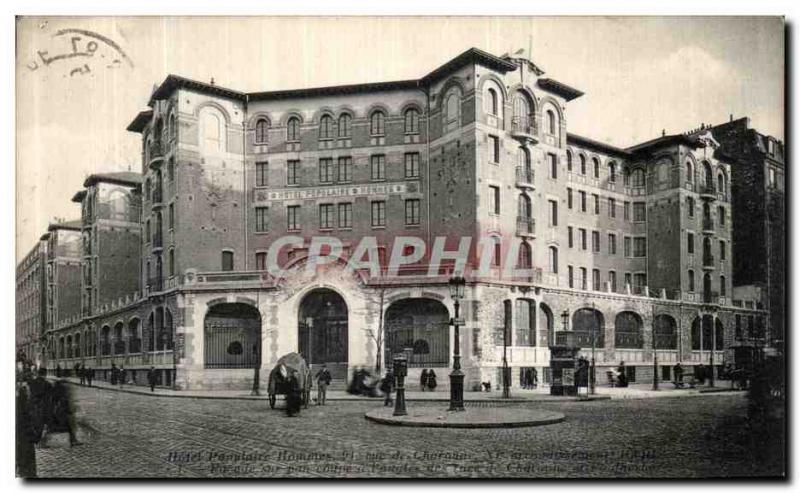 Postcard Old Hotel Popular Men Charonne Street