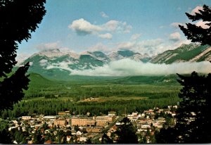 Canada Banff Aerial View