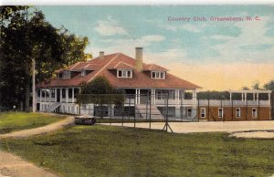 Greensboro North Carolina Country Club Vintage Postcard AA17837
