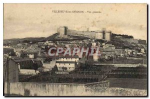 Old Postcard Villeneuve Avignon General view