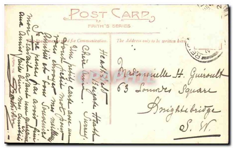 Postcard Old Reigate Parish Church Lychgate