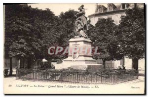 Old Postcard Belfort Statue When Meme