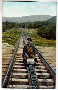 Track Inspector, Mt Washington Ry. White Mts NH