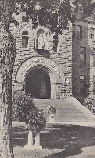 Colorado Loretto Main Entrance Loretto Heights College Albertype