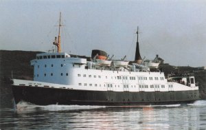 MV Lady Of Mann Steam Ship Packet Isle Company Rare Postcard