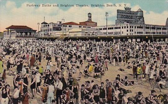 Parkway Baths And Bridgeton Theatre Brighton Beach New York