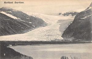 Norland Norway Svartisen Glacier Scenic View Antique Postcard J63045