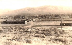 Winnemucca NV Railroad Station Train Depot Great View RPPC