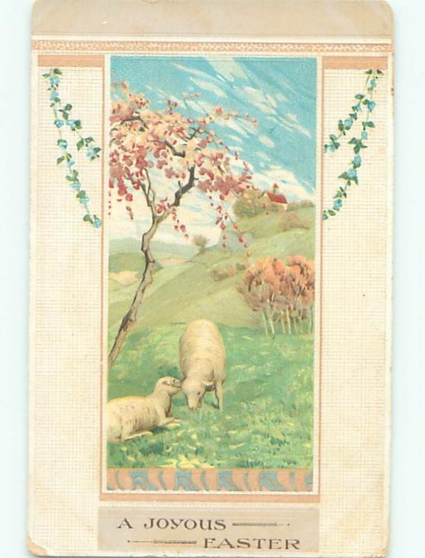 Divided-Back EASTER SCENE Great Postcard AA1495