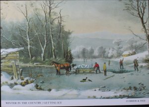 Winter in the Country/Getting Ice Currier & Ives