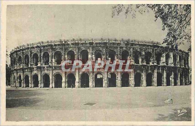 Old Postcard Nimes Les Arenes (Roman Amphitheater)