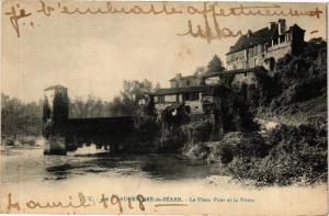 CPA SAUVETERRE-de-BÉARN - Le Vieux Pont et le Prison (163257)