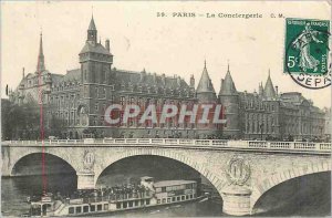 Old Postcard PARIS -The Concierge Boat