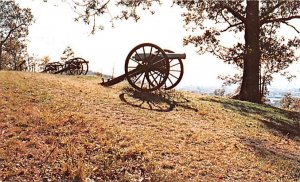Cannons Sherman Reservation Mission Army Ridge Civil War Postcard