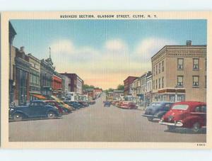 Linen SHOPS ALONG THE STREET Clyde - Between Syracuse & Rochester NY F0814