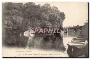 Poissy - The Bridge - Little Island - Old Postcard