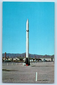 New Mexico Postcard Corporal Surface Field Artillery Guided Missile 1960 Vintage