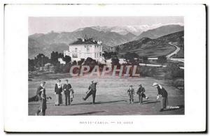 Old Postcard Monte Carlo Golf