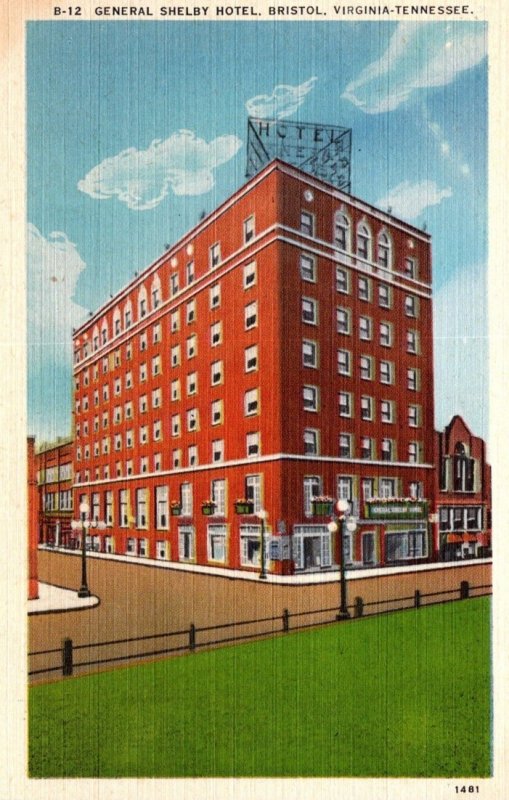 Tennessee Bristol General Shelby Hotel