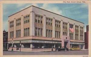 Nebraska Grand Island City Hall 1946 Curteich