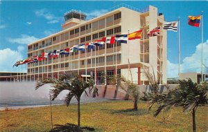 San Juan Puerto Rico 1960s Postcard International Airport Hotel