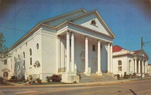 OPELIKA, Alabama AL   FIRST BAPTIST CHURCH  Lee County  ca1950's Chrome Postcard