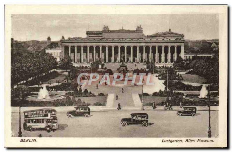 Postcard Old Berlin Lustgarten Altes Museum