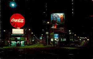 Georgia Atlanta Margaret Mitchell Square Coca Cola Sign 1980