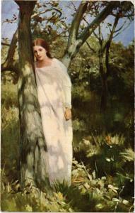 CPA AK J. STYKA Reverie. (286752)